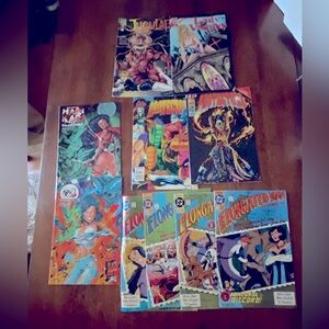 Comic books. Vintage. Protector.  Elongated man.  Lady vampire.  10 Included.